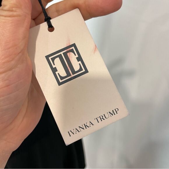 Ivanka Trump Combo Style Fit Flare Sweater Knit Dress Large NEW - Picture 9 of 13